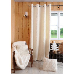 MOUTON HOUSSE DE COUSSIN 40x40CM BLANC