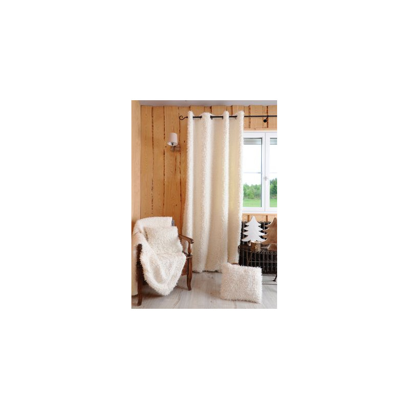 MOUTON HOUSSE DE COUSSIN 40x40CM BLANC