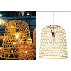SUSPENSION BAMBOU D39 H43CM CLOCHE