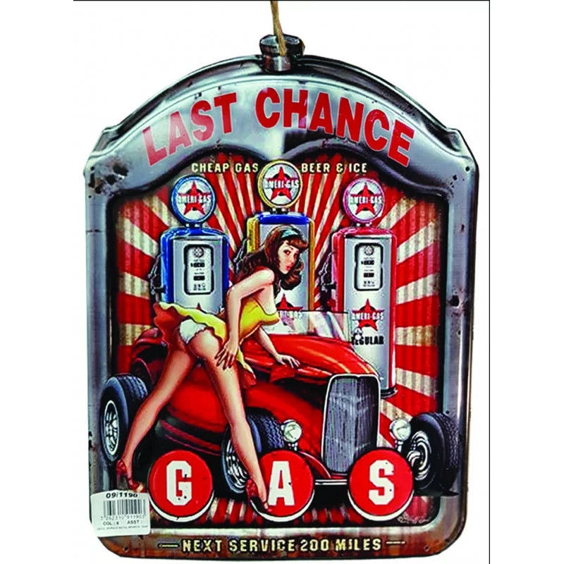DECO. MURALE METAL 30X40CM "GAS"