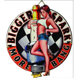DECO. MURALE METAL 35X40CM "GARAGE"