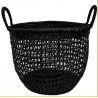 CORB. AJOUREE BLACK MM D32 H26/34CM