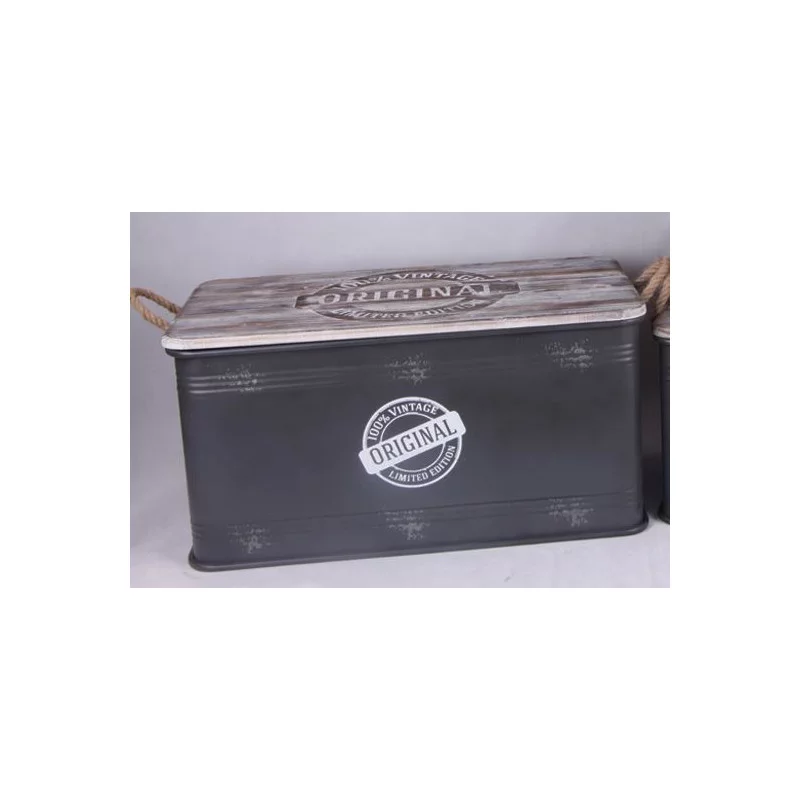 MALLE/TABOURET METAL VINTAGE GM 68X35.5