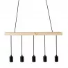 SUSPENSION BOIS MET.5 CORDONS
