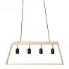 SUSPENSION TRAP.BOIS 4 CORDONS