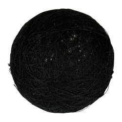 BOULE TISSU NOIR D6