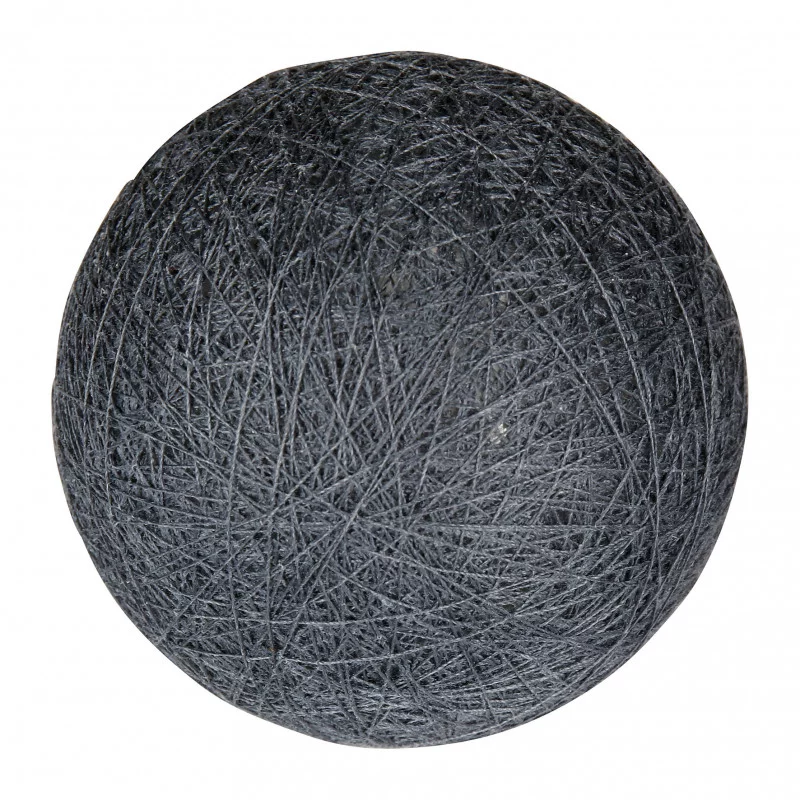 BOULE TISSU GRIS D6