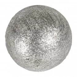 BOULE TISSU ARGENTEE D6