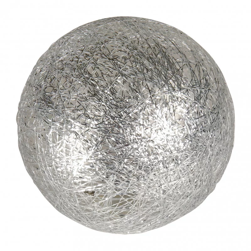 BOULE TISSU ARGENTEE D6