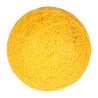 BOULE TISSU JAUNE MOUTARDE D6
