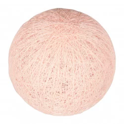 BOULE TISSU ROSE D6