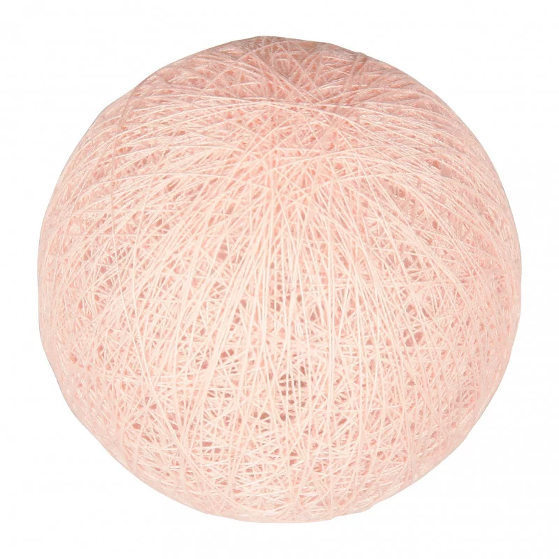 BOULE TISSU ROSE D6