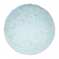 BOULE TISSU BLEU CLAIR D6