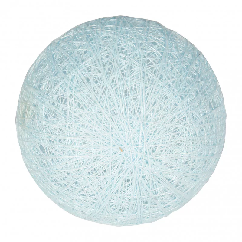 BOULE TISSU BLEU CLAIR D6