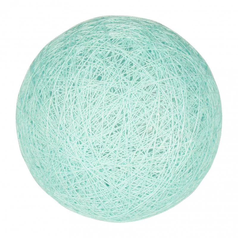 BOULE TISSU BLEU VERT D6