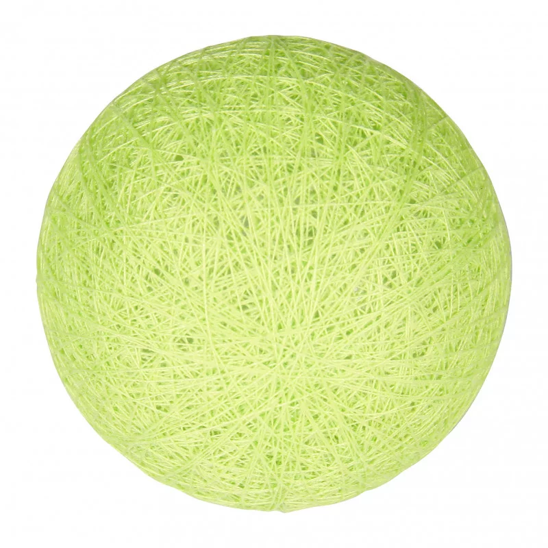 BOULE TISSU VERT ANIS D6