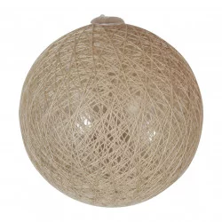 BOULE TISSU GRIS CHAUD CL.D6CM