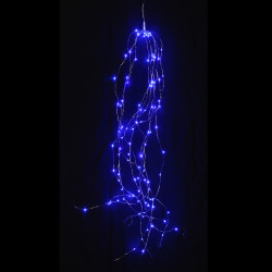 SPIRALE EXT 200 MINILEDS BLEU 2M - 10 BR