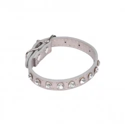 COLLIER CHARMS STRASS EN SIMILI CUI