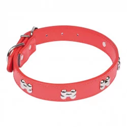 COLLIER CHARMS OS EN SIMILI CUIR 55