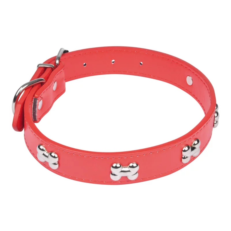 COLLIER CHARMS OS EN SIMILI CUIR 55