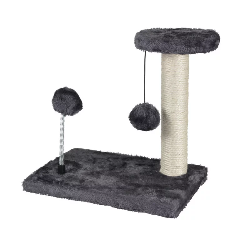 ARBRE À CHATON L20xP30xH28cm GRIS