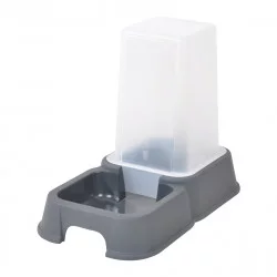 DISTRIB D'EAU + CROQUETTES PLASTIQU