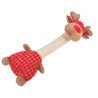 JOUET PELUCHE GIRAFE 32CM ROUGE