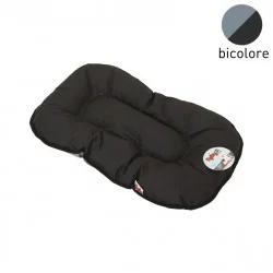 COUSSIN FLOC NOIR GRIS 69cm