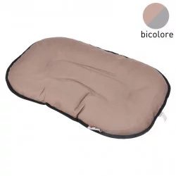 COUSSIN FLOC TAUPE GRIS 107CM