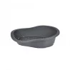 CORBEILLE PLAST TINO 60x40xH20CM GRIS