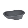 CORBEILLE PLAST TINO 80*60*H25CM GRIS