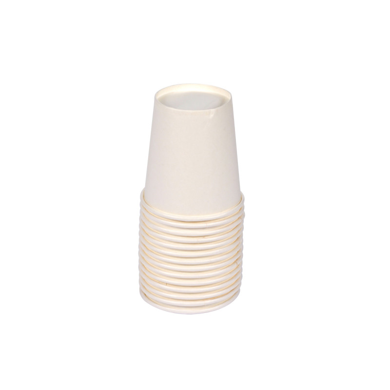 Lot de 50 gobelets en carton. Contenance 20cl