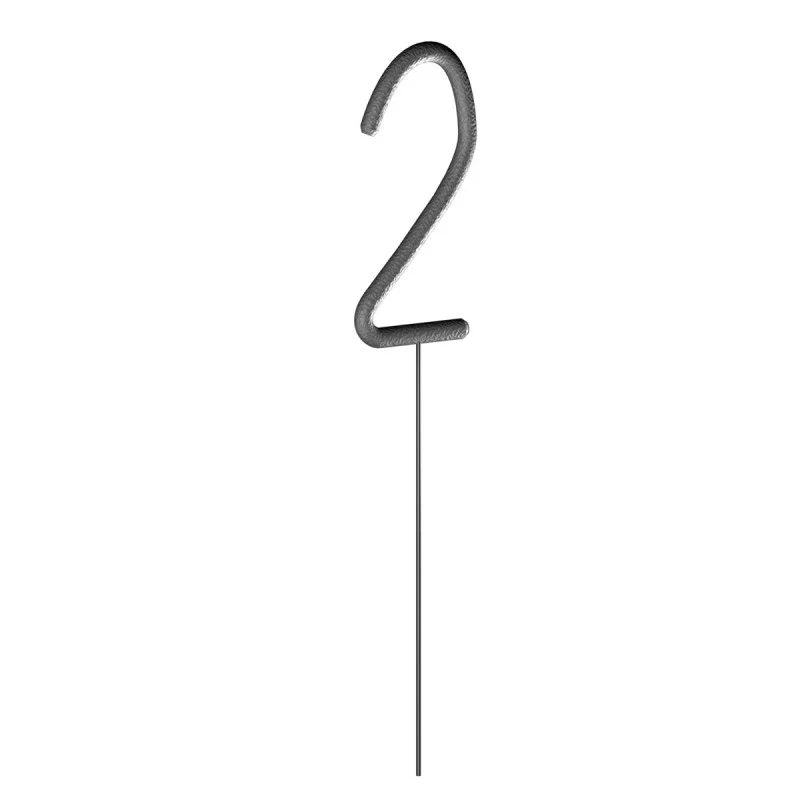 CIERGE MAGIQUE "2" 15.5CM