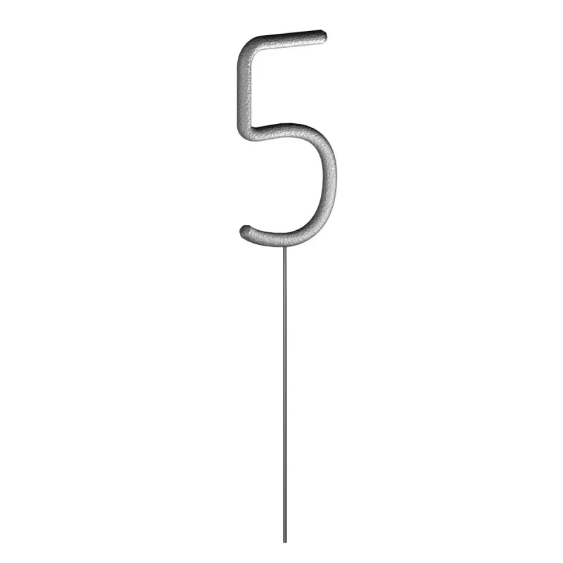 CIERGE MAGIQUE "5" 15.5CM