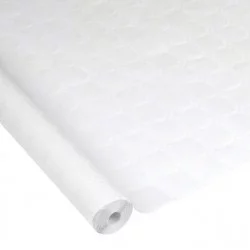 NAPPE DAMASSEE 1.18x50m - 25g - BLANC