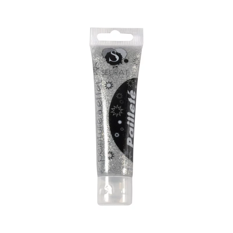 PEINTURE GLITTER 60ML ARGENT