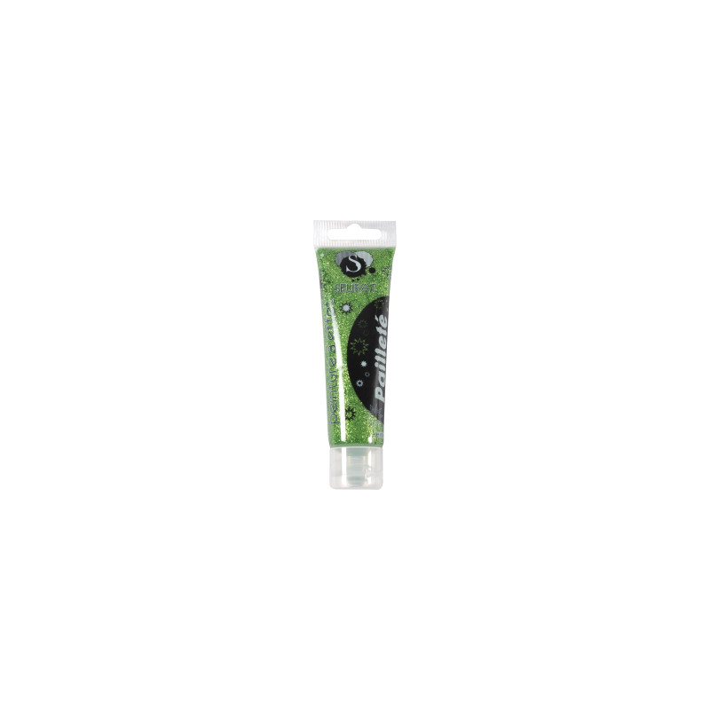 PEINTURE GLITTER 60ML VERT