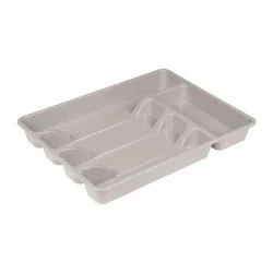 RANGE COUVERTS 34*26*H4CM - TAUPE