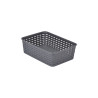 PANIÈRE TRESSÉE 1.6L 19.5*14*H6CM GRIS