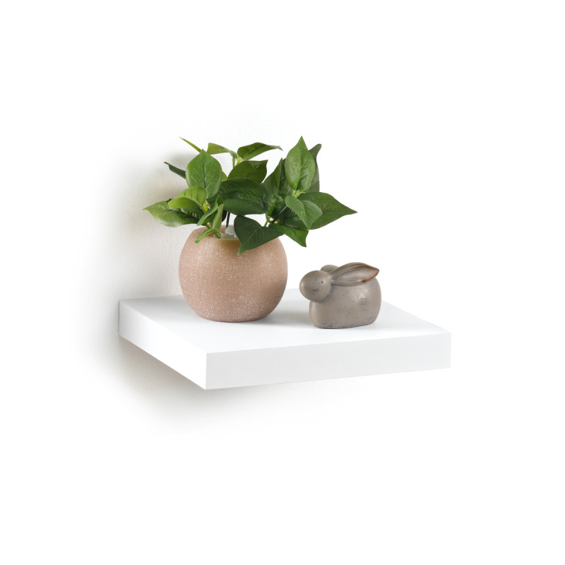 ETAGERE FLOT BLANCHE L25 22.8 3.4CM