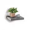 ETAGERE FLOT GRIS ANTHRACITE L25 22.8 3.