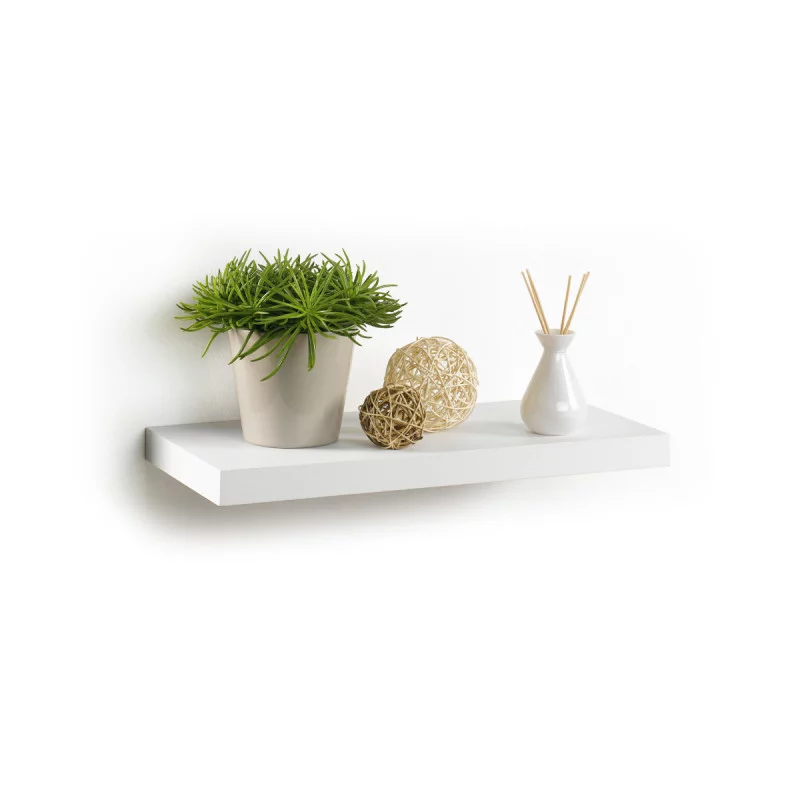 ETAGERE FLOT BLANCHE L50 22.8 3.4CM