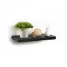 ETAGERE FLOT NOIRE L50 22.8 3.4CM