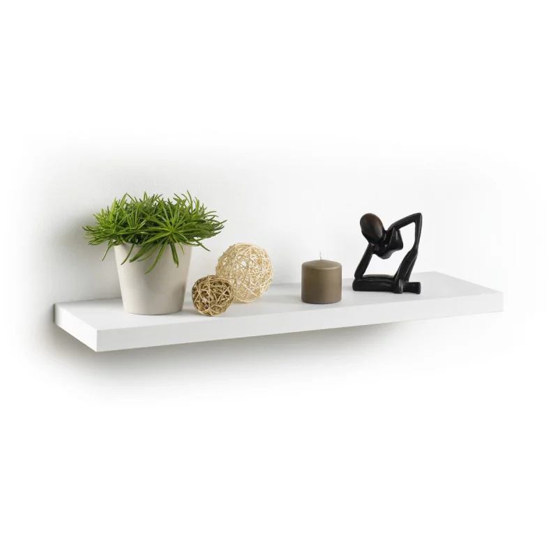 ETAGERE FLOT BLANCHE L75 22.8 3.4CM