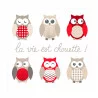 SERVIETTES DECO HIBOU 3 PLIS 33*33CM