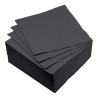 SERVIETTES MICRO NOIR X40