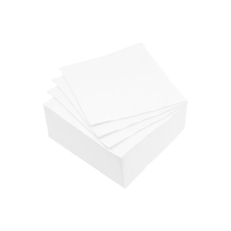 SERVIETTES MICRO BLANC X40