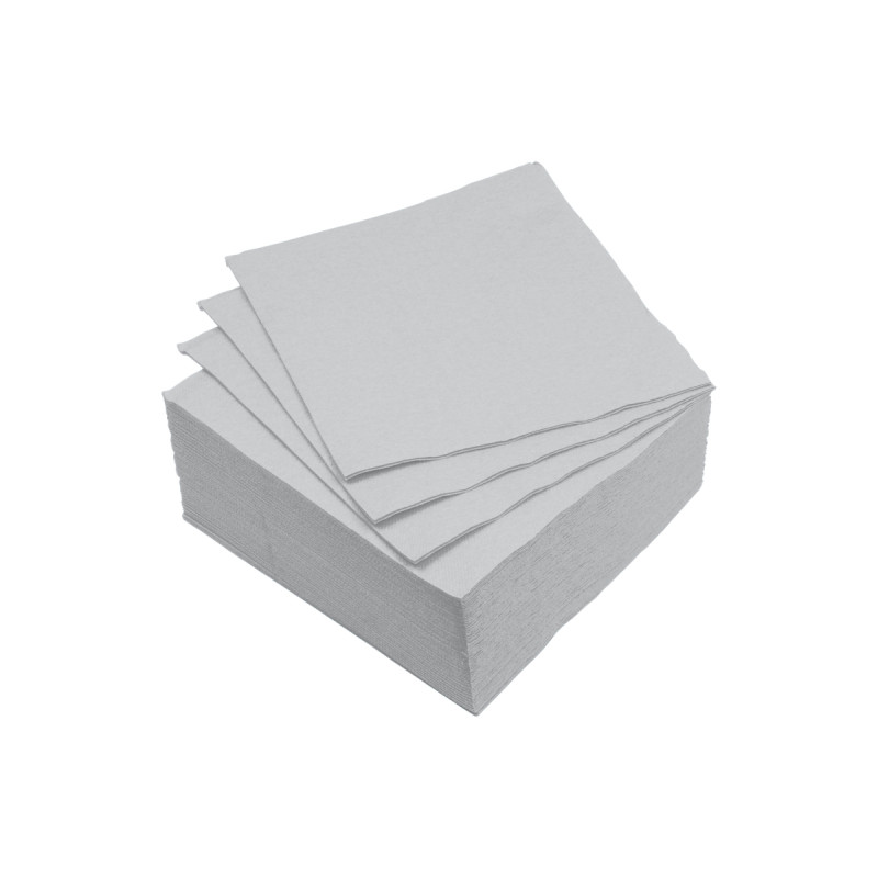 SERVIETTE MICRO 25x25/40 GRIS