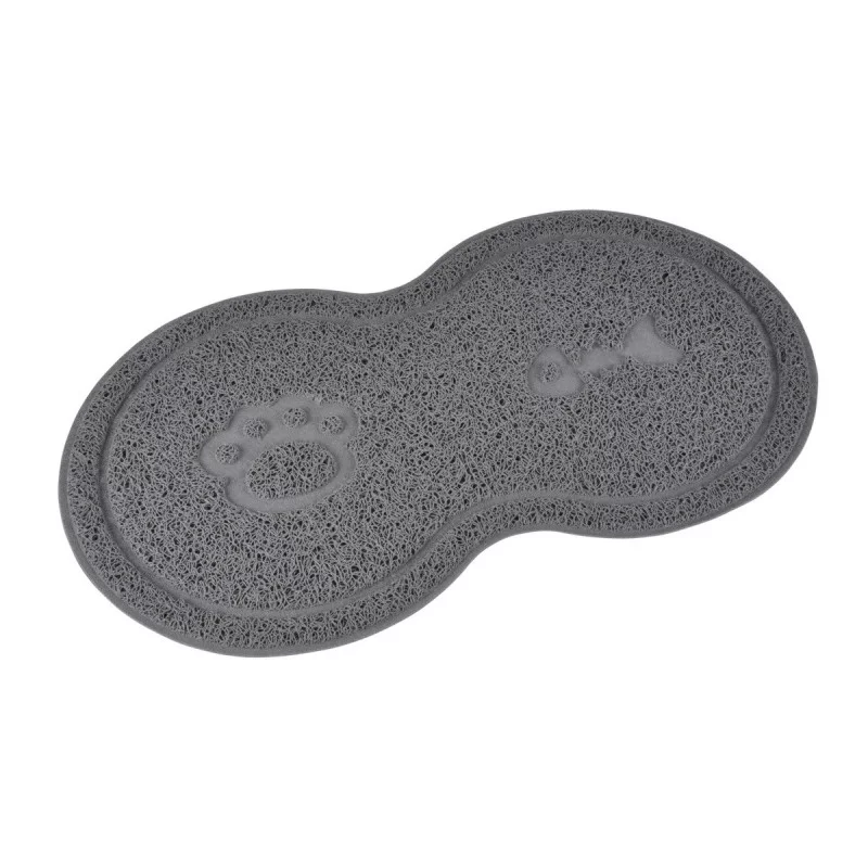 TAPIS DOUBLE GRIS PVC 46*26CM